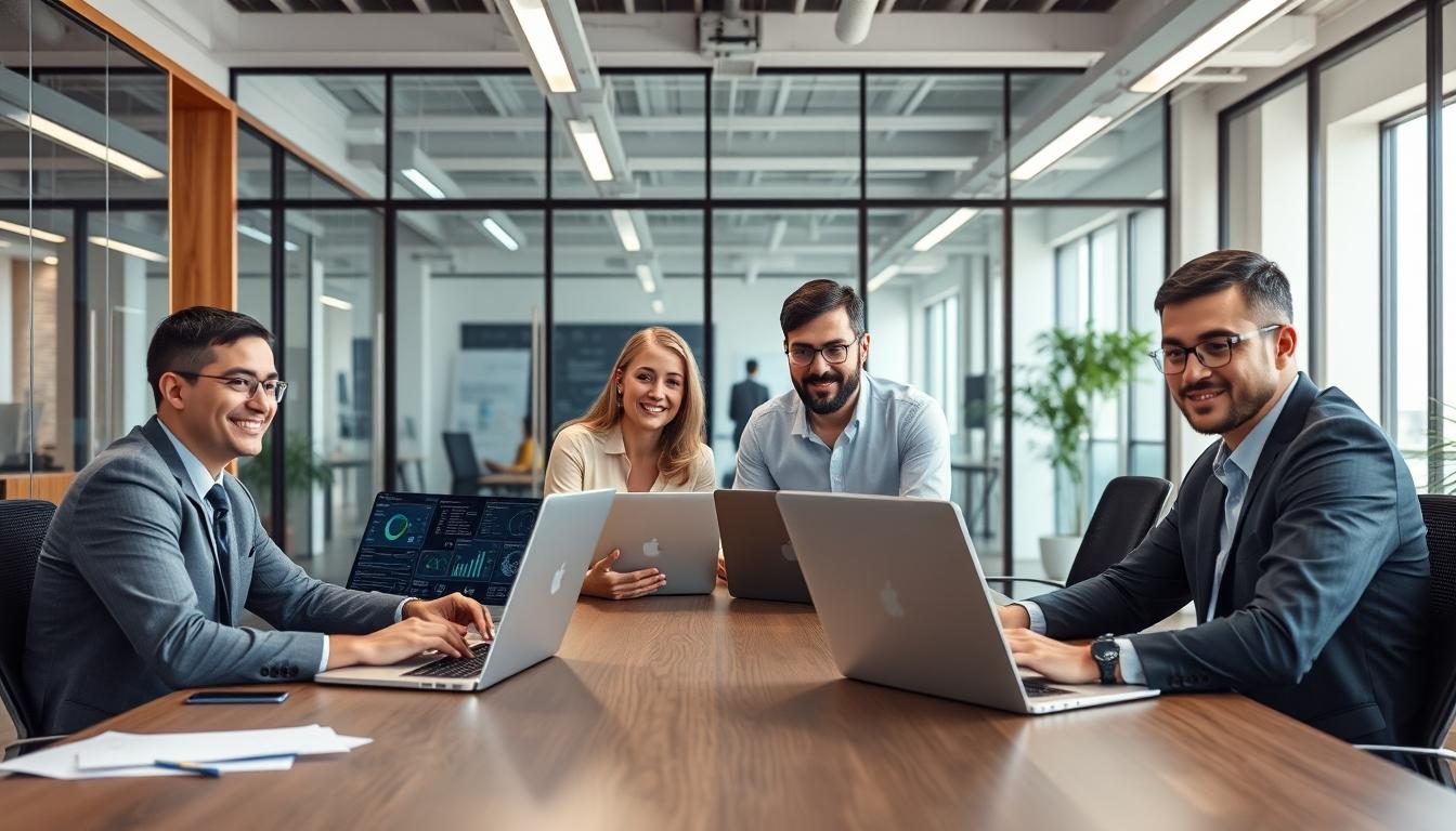 Enterprise software dashboards and business process automation